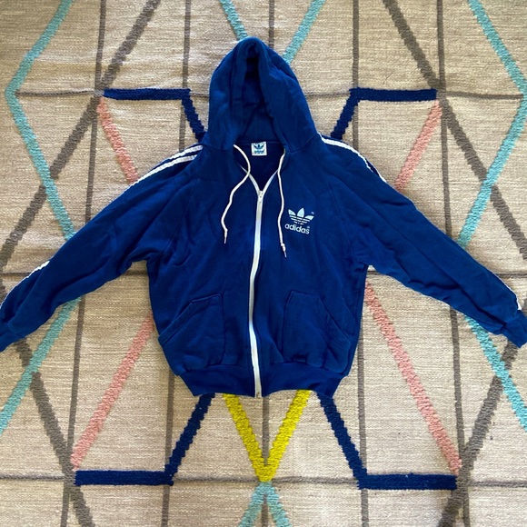 vintage 80s Adidas zip-up hoodie - Picture 4 of 4